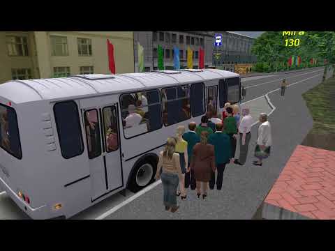 Видео: ПАЗ 4234-05 РЕСТАЙЛИНГ на 130 маршруте на карте Русская глубинка 2.5.1. ТР. Omsi 2.