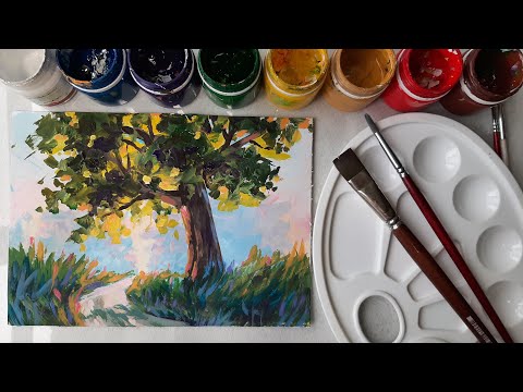 Видео: Малюємо весну/Paint spring