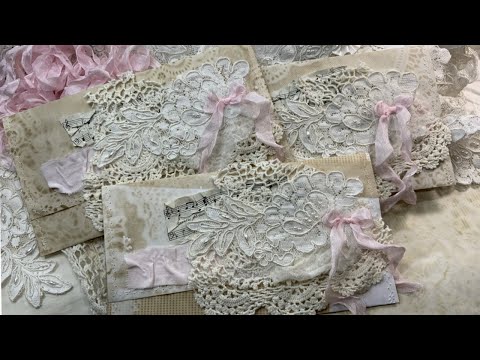 Видео: Учебное пособие / Творите вместе со мной: создайте великолепные конверты в стиле шебби-шик для еж...