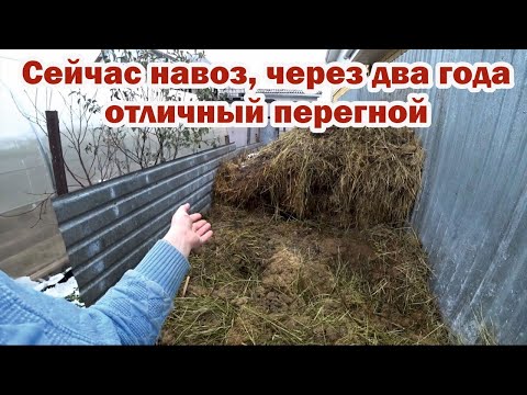 Видео: Как правильно уложить навоз для быстрого перегнивания?