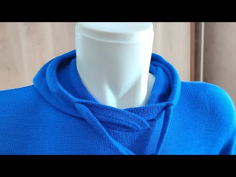 Видео: 2 (ХУДИ)   КАПЮШОН,  ВЫКРОЙКА И ТЕХНИКА ВЯЗАНИЯ.