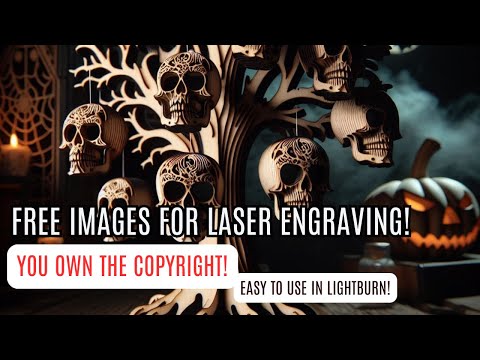 Видео: Где найти БЕСПЛАТНЫЕ изображения для лазерной гравировки, совместимые с LightBurn