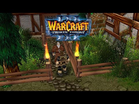 Видео: ЗАПАДНЫЕ ДЕРЕВНИ! - СТАРИННАЯ КАРТА В СТИЛЕ RPG! - Warcraft 3