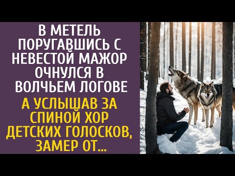 Видео: В метель, поругавшись с невестой, мажор очнулся в волчьем логове… А услышав за спиной детский хор…