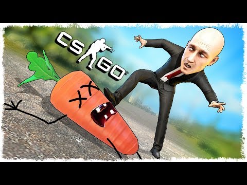 Видео: ХИТРАЯ МОРКОВЬ vs ТРОЛЛЬ ХИТМЭН В CS:GO!!!