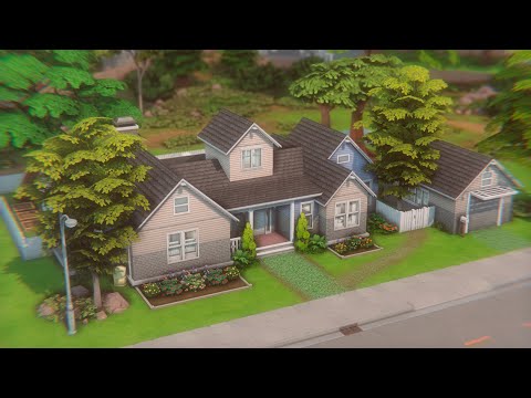 Видео: Дом для династии || Строительство в The Sims 4 || Скачать NO CC|| SpeedBuild One Storey Family House