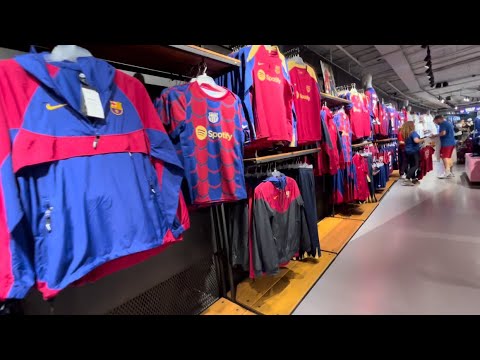 Видео: Магазин ФК Барселона | Стадион Камп Ноу на реконструкции