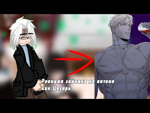 Видео: ☆Реакция Зайчика на Антона как Цезарь 1/1☆ (ЧИТ.ОПИС)⬇️🛐