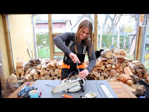 Видео: Техническое обслуживание бензопилы STIHL ms261c 2.0