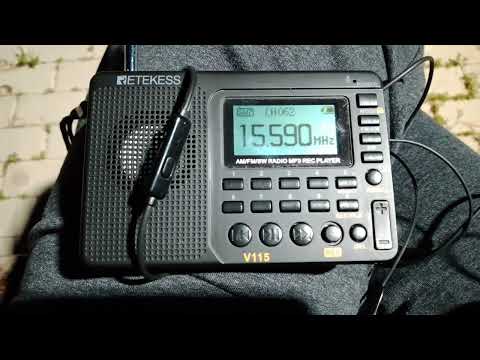 Видео: Retekess v115.  Поиск радиоволн в диапазонах  SW, FM, AM  в Астане 3 сентября 2025 года. 