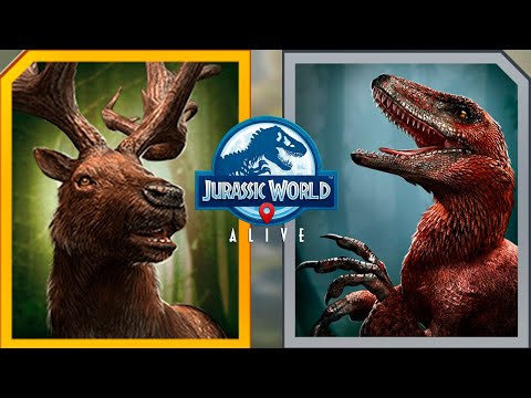 Видео: Дейноних и Эукладоцерос Новые существа в Jurassic World Alive
