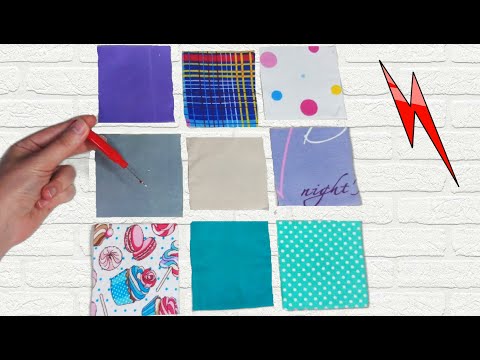 Видео: Сшить огромный плед из квадратов за 10 минут? ЛЕГКО! Если воспользоваться этим новым способом!