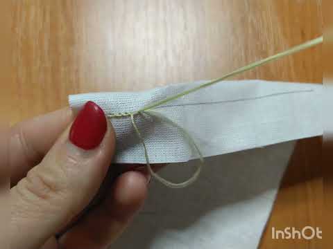 Видео: стебельчатый шов
