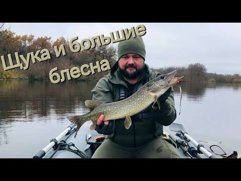 Видео: Ловим щуку на большие блесна