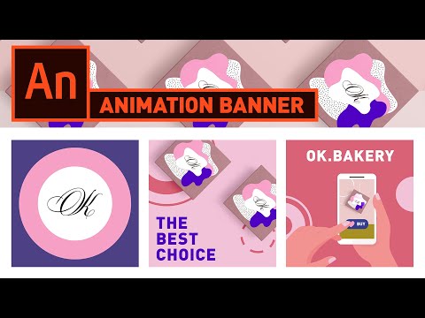 Видео: ADOBE ANIMATE CC для новичков ! КАК сделать html5 banner ?