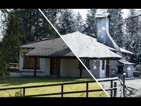 Видео: Photoshop Tutorial. Make it snow in PS. Урок в ФОТОШОП как из лета сделать зиму