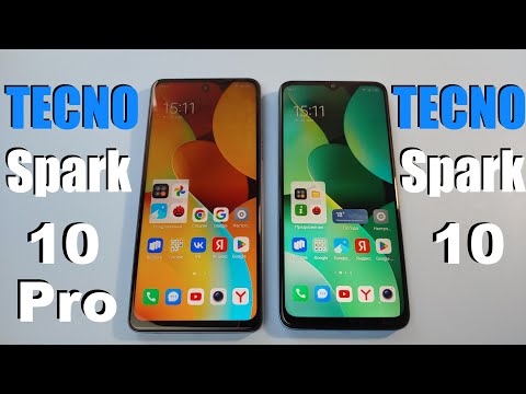 Видео: TECNO Spark 10 Pro vs TECNO Spark 10 В чём отличие? Какой выбрать?