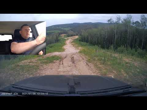 Видео: Спуск с Глухариной горы (Белокурихе 2) на Уаз Патриот АКПП