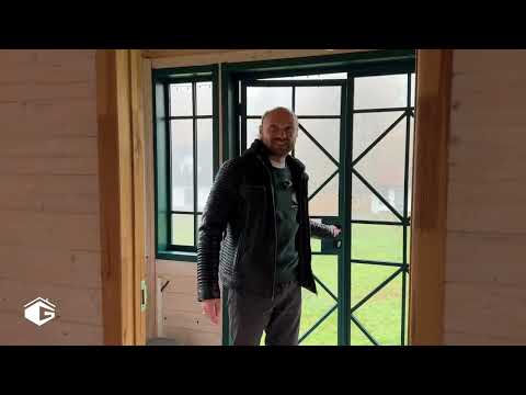Видео: Дом с панорамным видом и камином на вершине холма | Обзор объекта Greenman Village