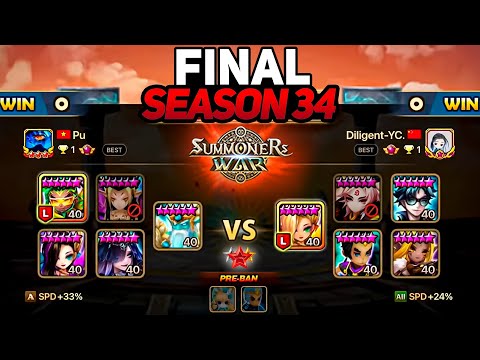 Видео: DILIGENT против PU (BO5) | ФИНАЛ 34 СЕЗОНА | Турнир Summoners War Legend