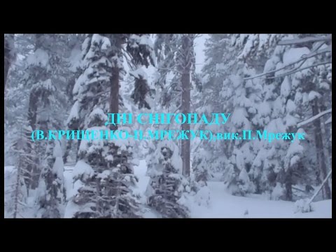 Видео: Вадим Крищенко "Дні снігопаду" (муз.та вик.Павло Мрежук),автор кліпу І.Павленко