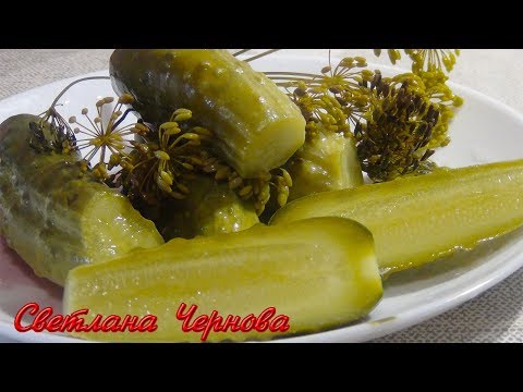 Видео: Малосольные огурцы.Очень Хрустящие. За Сутки !!! /Lightly salted cucumber.