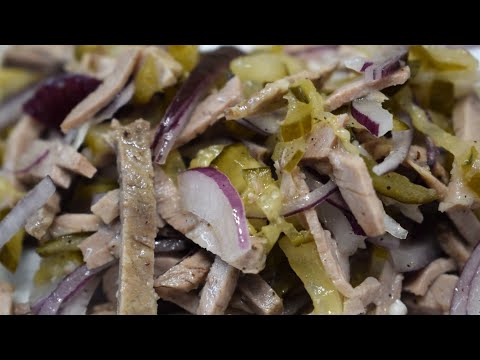 Видео: Салат "Гости в шоке из чего же он!" А вкусный какой!