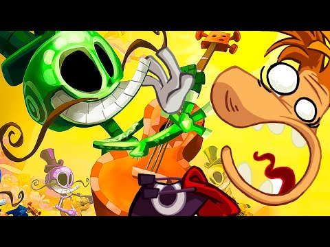 Видео: МЕКСИКАНСКИЙ КОШМАР, НО ПЕРДАК НЕ СГОРЕЛ! Rayman Legends 8bit Музыкальные уровни