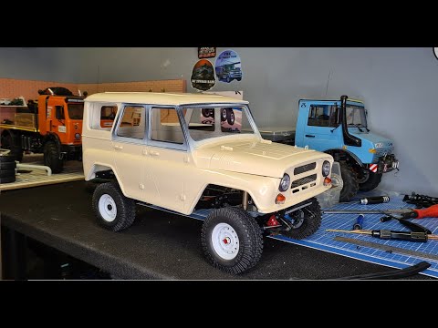Видео: УАЗ не деагостини 1/8. Уаз хантер на радиоуправлении