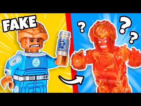 Видео: Распаковка поддельных минифигурок LEGO FANTASTIC FOUR…