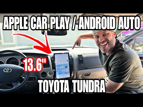 Видео: 13,6-дюймовый экран! Apple CarPlay и Android Auto / TOYOTA TUNDRA 2007–2013 гг.