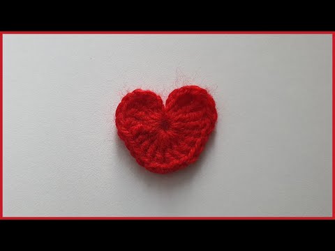 Видео: Вязаное Сердце. Вязание крючком / Crochet Heart