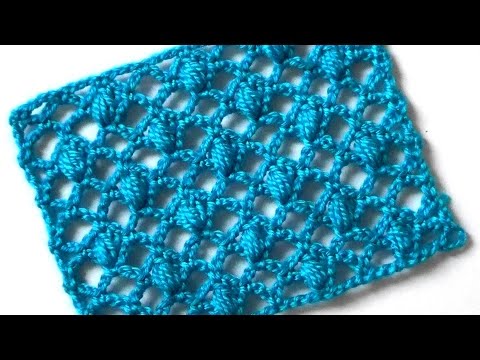 Видео: Французская сетка с пышными столбиками