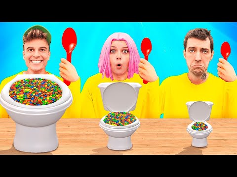 Видео: Большой, Средний или Маленький ТУАЛЕТ - челлендж