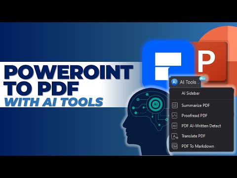 Видео: Как создать PowerPoint с помощью инструментов искусственного интеллекта | Как редактировать PDF P...