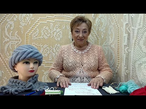 Видео: Циркулярное вязание. Шапочка "Бриошь". Мастер-класс по вязанию крючком от О. С. Литвиной.