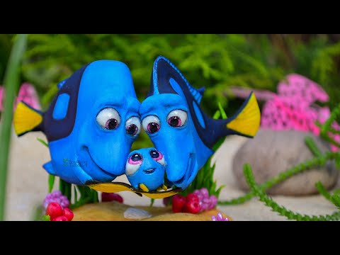 Видео: Как сделать В поисках Дори из холодного фарфора