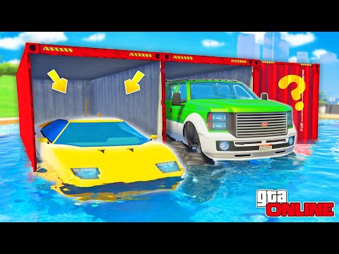 Видео: ОТКРЫЛИ 15 КОНТЕЙНЕРОВ С ВОДНЫМИ ТАЧКАМИ! БИТВА ЗА КОНТЕЙНЕРЫ В ГТА 5 ОНЛАЙН | ВОДНЫЕ ГОНКИ