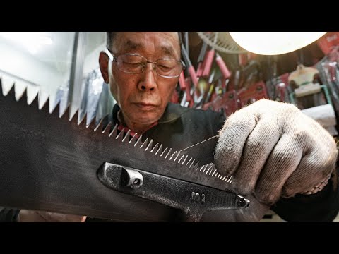 Видео: 80-летний мужчина делает пилу ручной работы с 62-летним опытом,