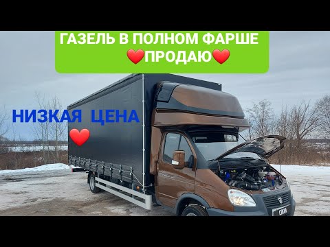 Видео: Газель на Продажу со Спальником.Новый мотор.Пневма.Газ.Фен.Камера.Все Загрузки Дл.6.60
