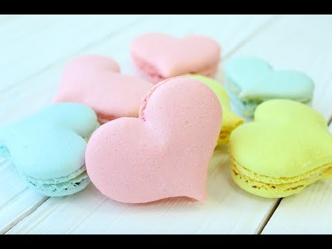 Видео: МАКАРОН в форме СЕРДЦЕ / HEART MACARONS