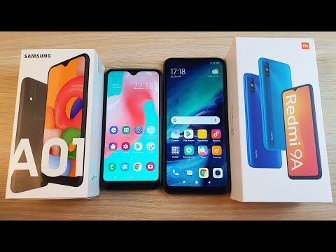 Видео: SAMSUNG GALAXY A01 VS XIAOMI REDMI 9A - БИТВА САМЫХ ДОСТУПНЫХ СМАРТФОНОВ!