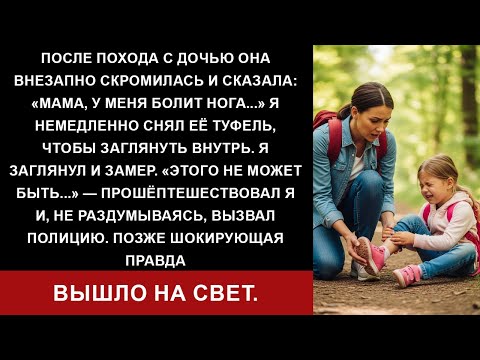Видео: Моя дочь сказала, что у нее болит нога    тогда я заглянула ей в туфлю