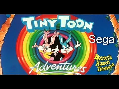 Видео: Tiny Toon Adventures: Buster's Hidden Treasure (Sega) прохождение игры