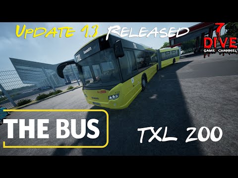 Видео: 🚌 The Bus - Update 1.3 Released - Часть новой линии 200 🚌