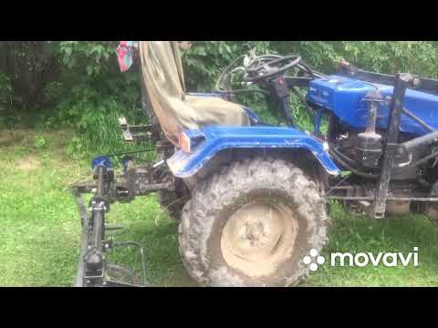 Видео: Коса для минитрактора Скаут Т-18 проблемы,установка!!!