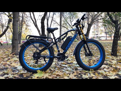 Видео: Электровелосипед Cryusher XF900 Mountain Motorcycle-Style Ebike