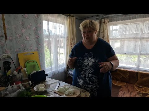 Видео: Простой дачный обед. Прошлись по теплицам.