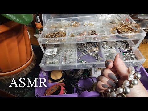 Видео: АСМР много  Бижутерии Моя Коллекция | Таппинг, Шуршание и Шепот | ASMR