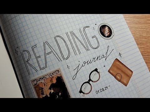 Видео: читательский дневник | оформление разворотов